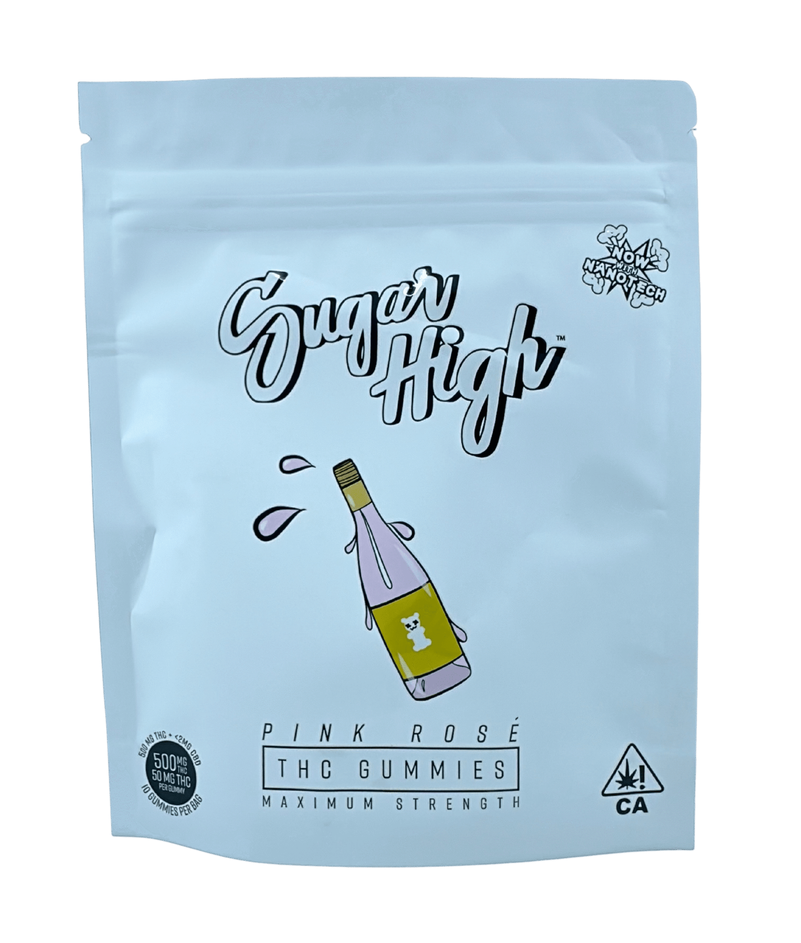 Pink Rosé | Sugar High - 500mg Gummies (10pk)