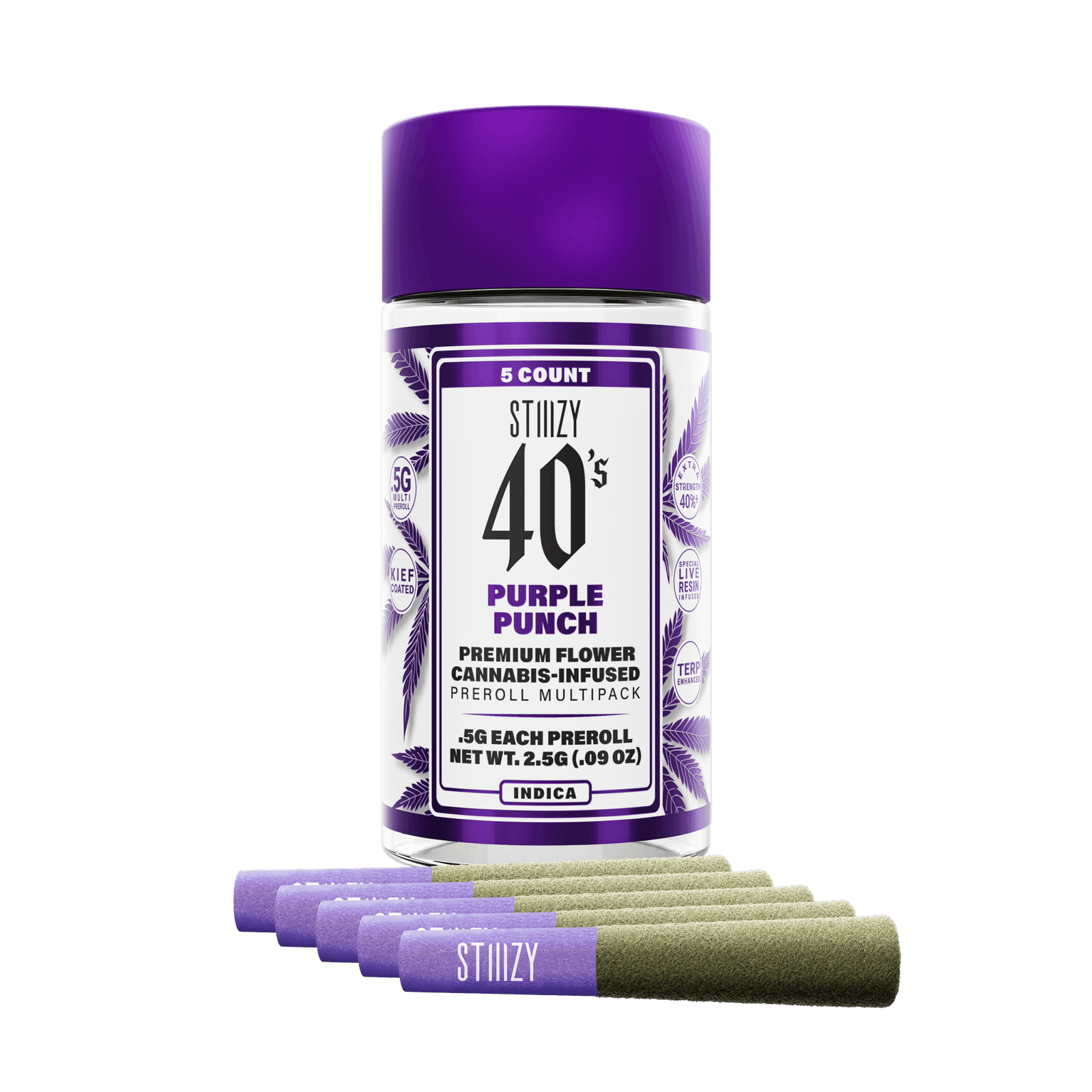 Purple Punch | STIIIZY 40's - Infused 5pk