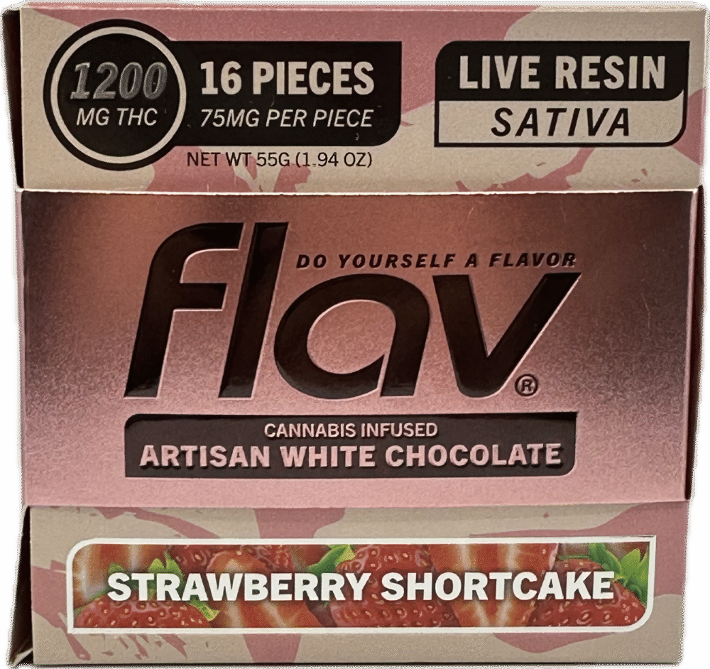 Strawberry Shortcake | 1200mg Artisan Chocolate (16pc)