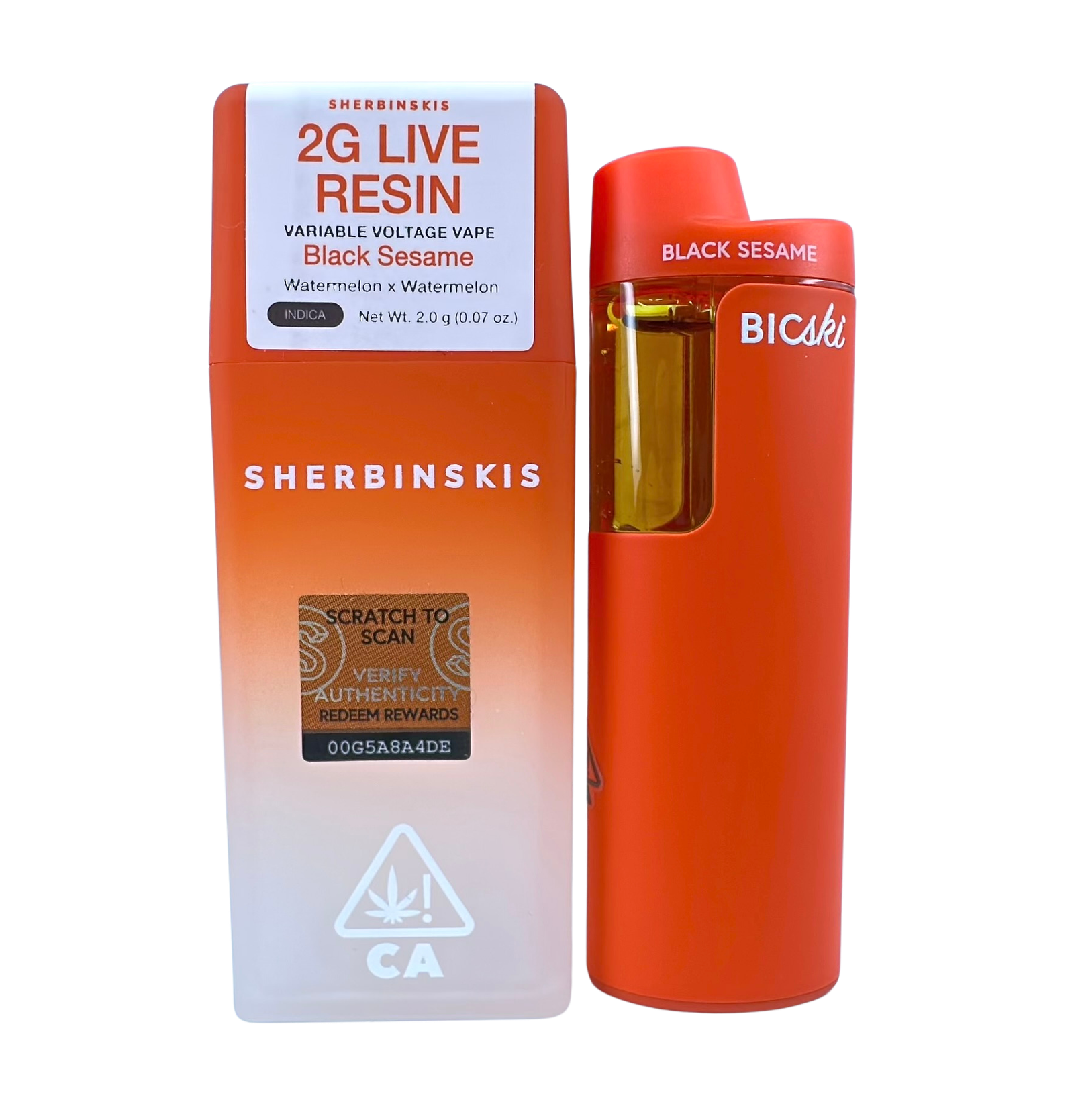 Black Sesame | Sherbinskis - 2g Live Resin Vape