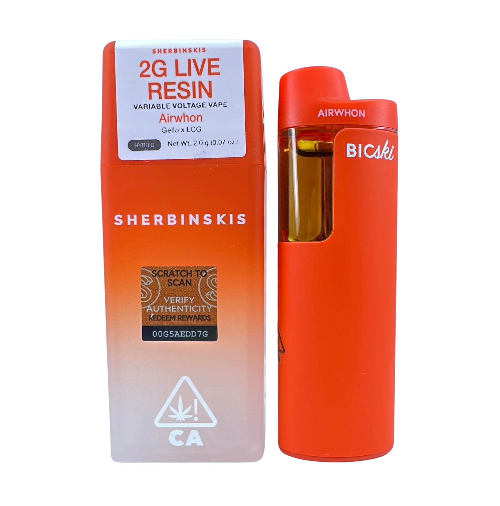 Airwhon | Sherbinskis - 2g Live Resin Vape