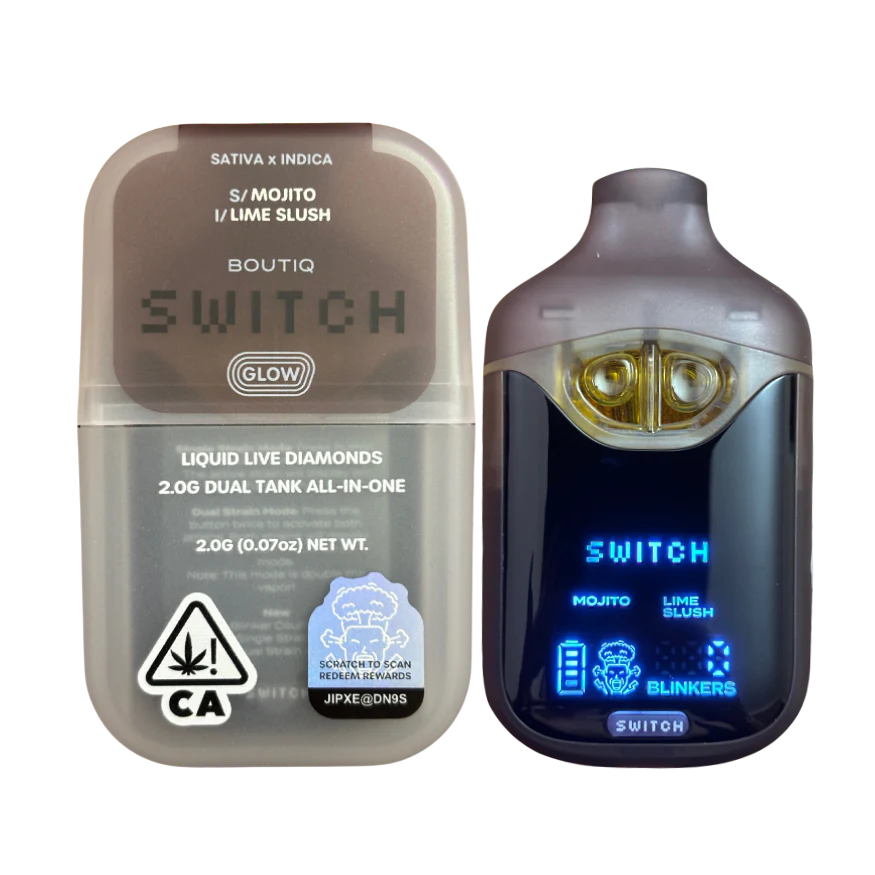 Mojito x Lime Slush | BOUTIQ Switch Glow - 2g Vape