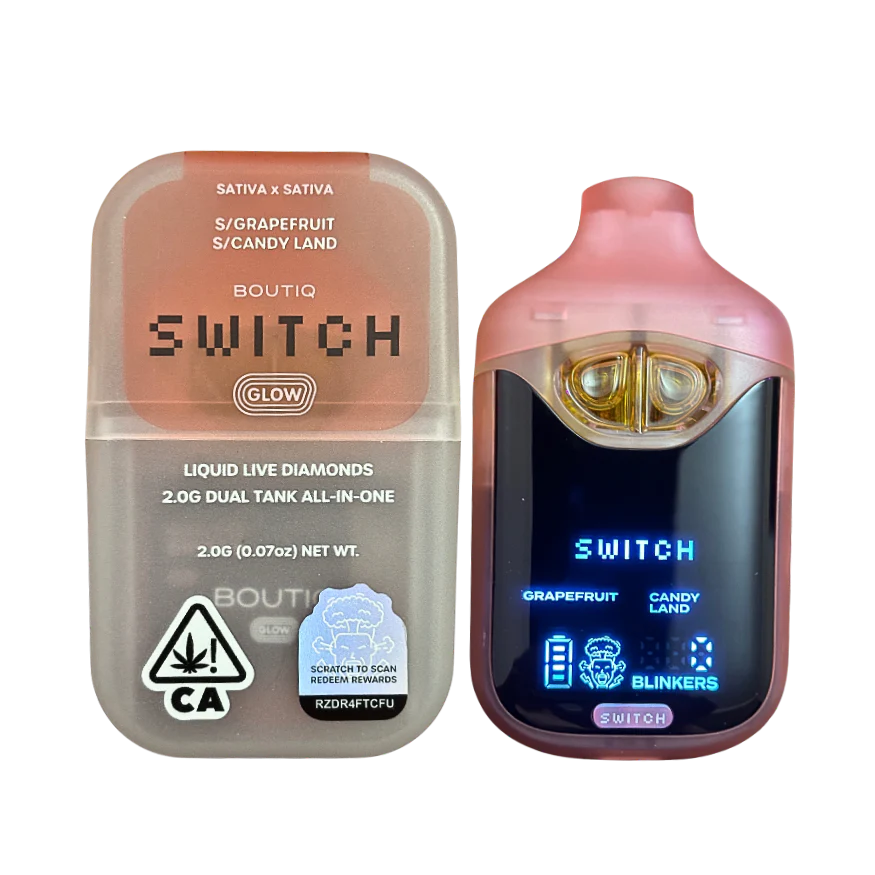 Grapefruit x Candyland | BOUTIQ Switch Glow - 2g Vape