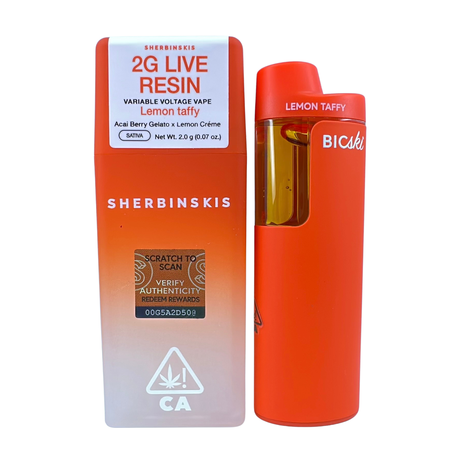 Lemon Taffy | Sherbinskis - 2g Live Resin Vape