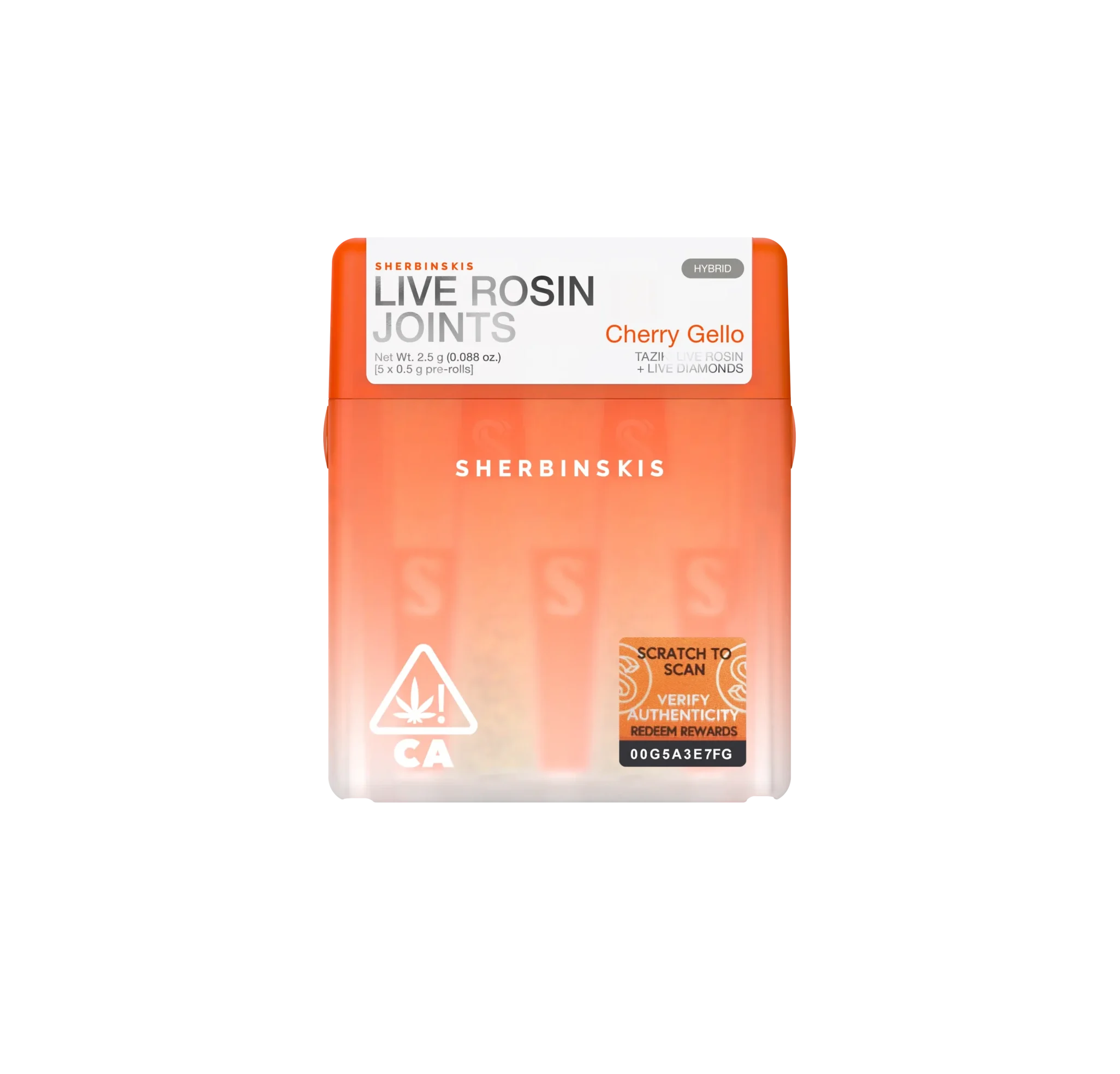 Cherry Gello | Sherbinskis Live Rosin Joints - Infused 5pk