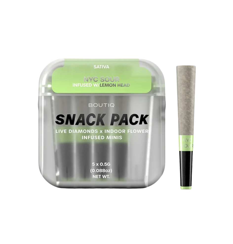 NYC Sour | BOUTIQ Snack Pack - Infused 5pk