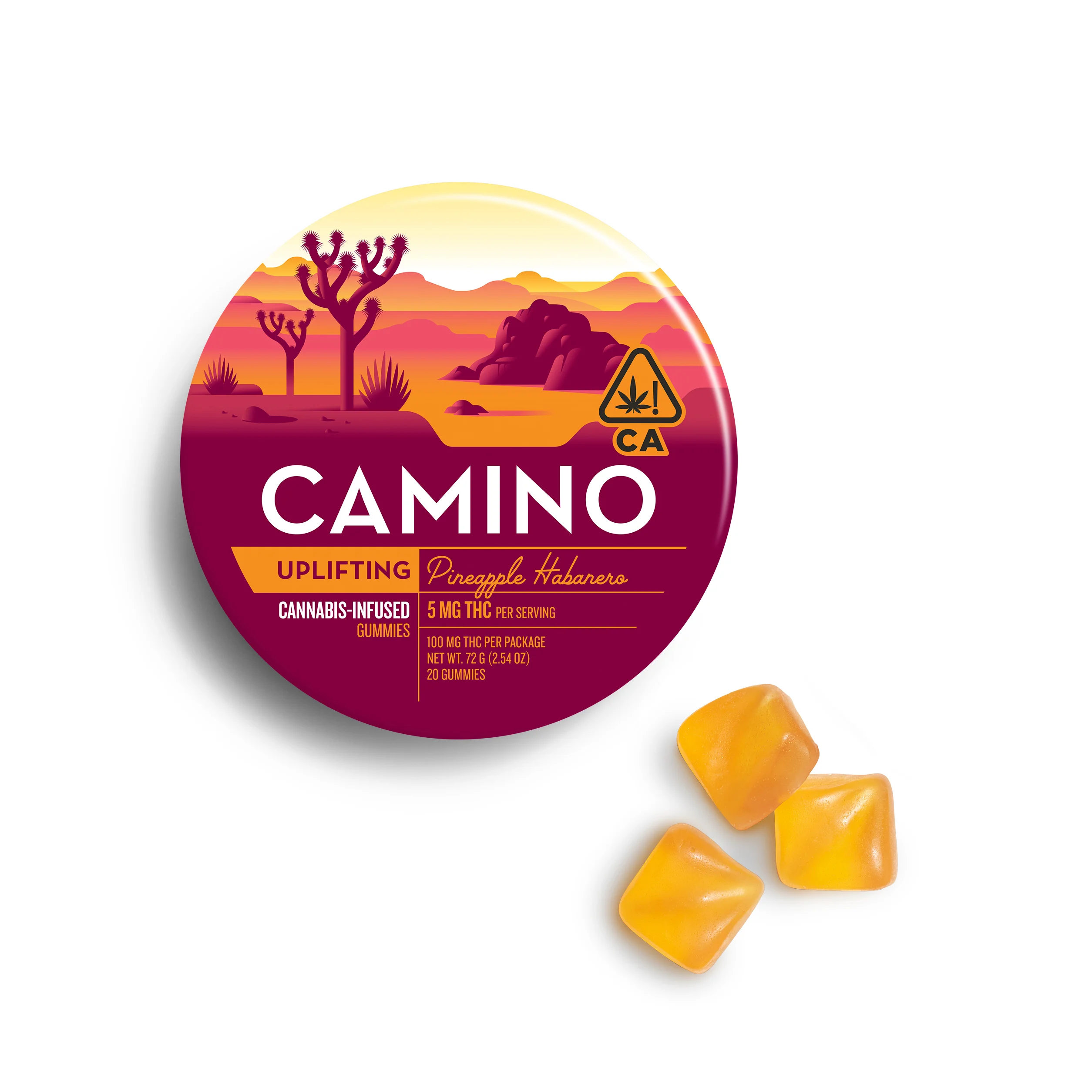 Pineapple Habanero | Camino - 100mg Gummies (20ct)