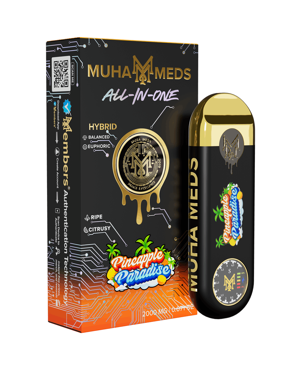 Pineapple Paradise | Muha Meds (Gen3) - 2g Vape