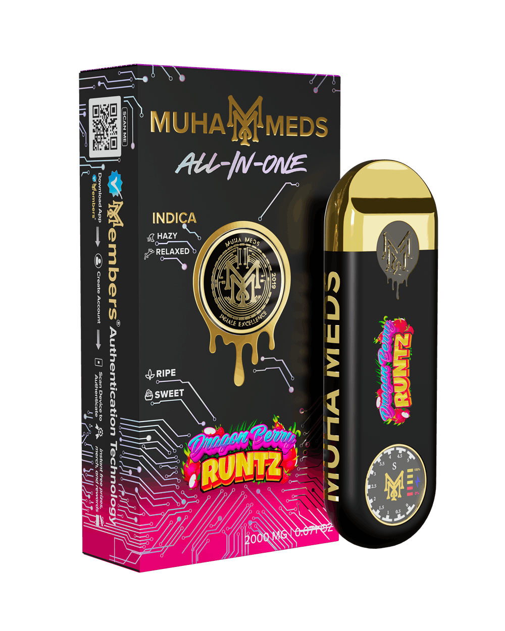 Dragon Berry Runtz | Muha Meds (Gen3) - 2g Vape