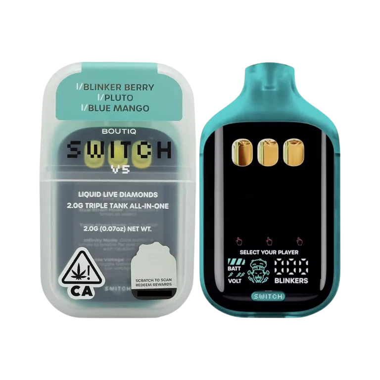 Blinker Berry x Pluto x Blue Mango | BOUTIQ Switch V5 - 2g Vape