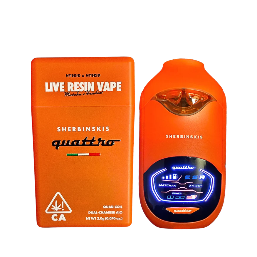 Matcha x Headset | Sherbinskis Quattro - 2g Live Resin Vape