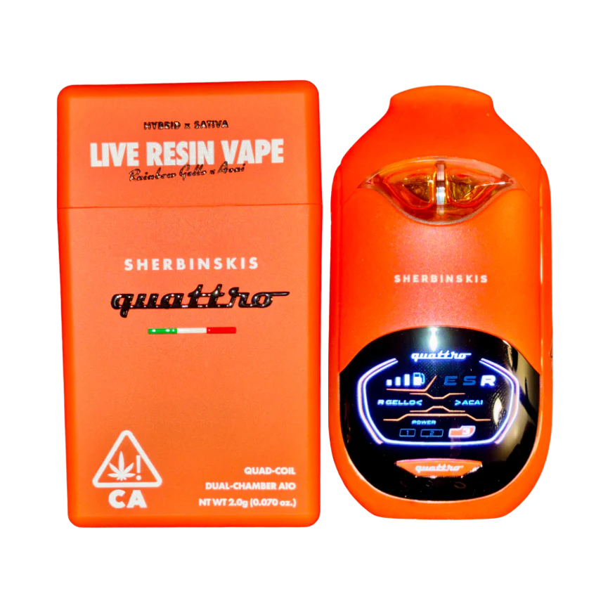 Rainbow Gello x Acai | Sherbinskis Quattro - 2g Live Resin Vape