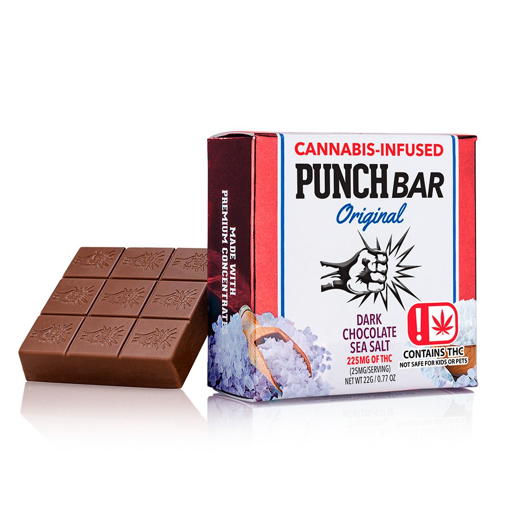 Dark Chocolate Sea Salt | Punch Bar - 225mg Chocolate