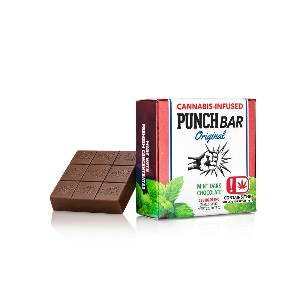 Mint Dark Chocolate | Punch Bar - 225mg Chocolate