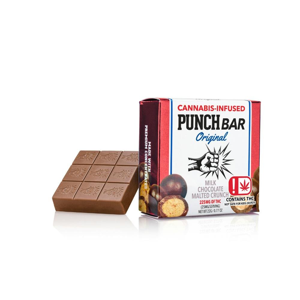 Milk Chocolate Malted Crunch | Punch Bar - 225mg Chocolate