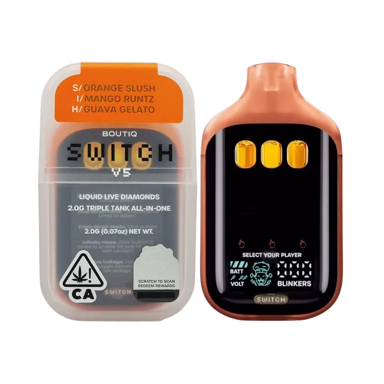 Orange Slush x Mango Runtz x Guava Gelato | BOUTIQ Switch V5 - 2g Vape