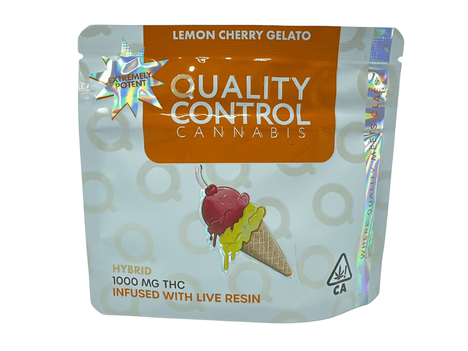 Lemon Cherry Gelato | QC - 1000mg Live Resin Infused Gummies (10pk)