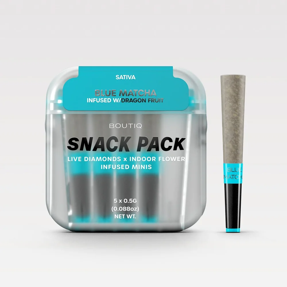 Blue Matcha | BOUTIQ Snack Pack - Infused 5pk
