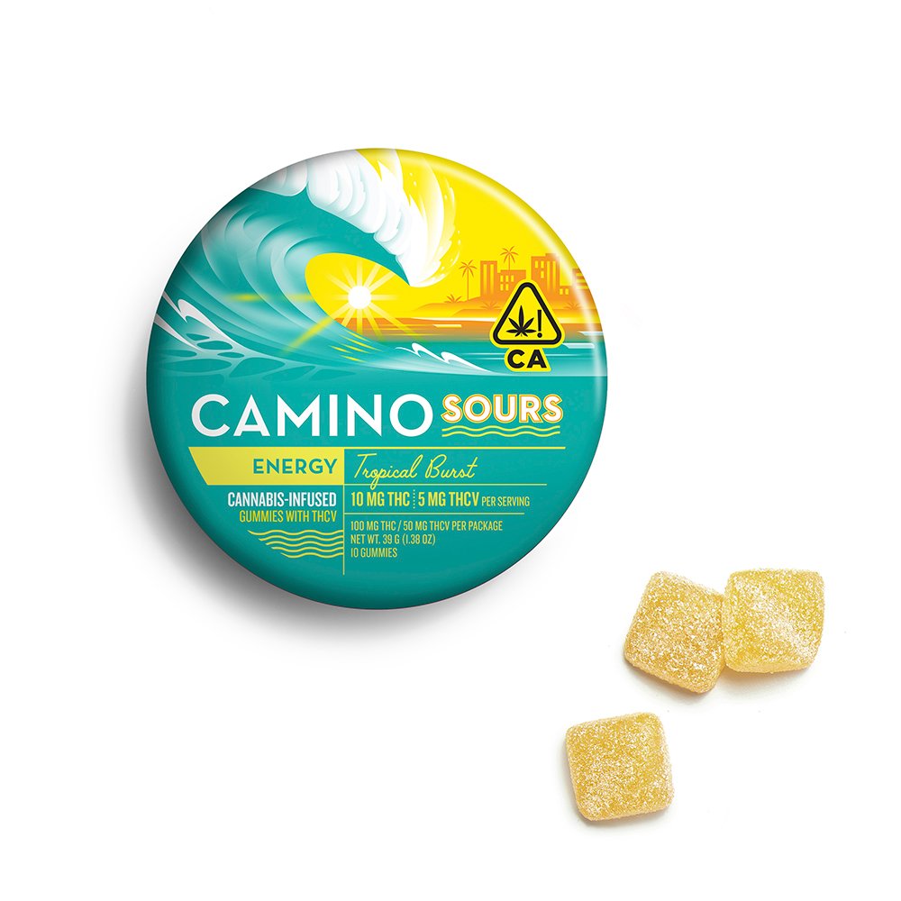 Tropical Burst | Camino Sours - 100mg : 50mg THCV (10ct)