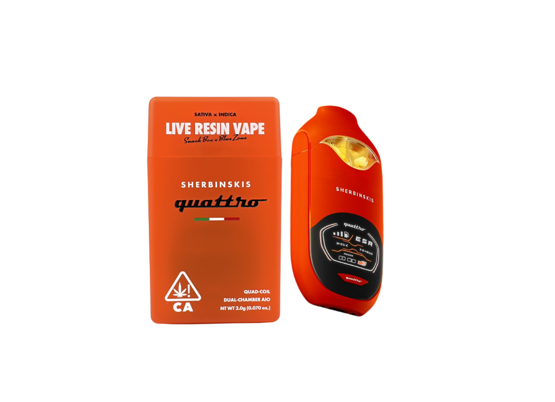 Snack Box x Blue Zone | Sherbinskis Quattro - 2g Live Resin Vape