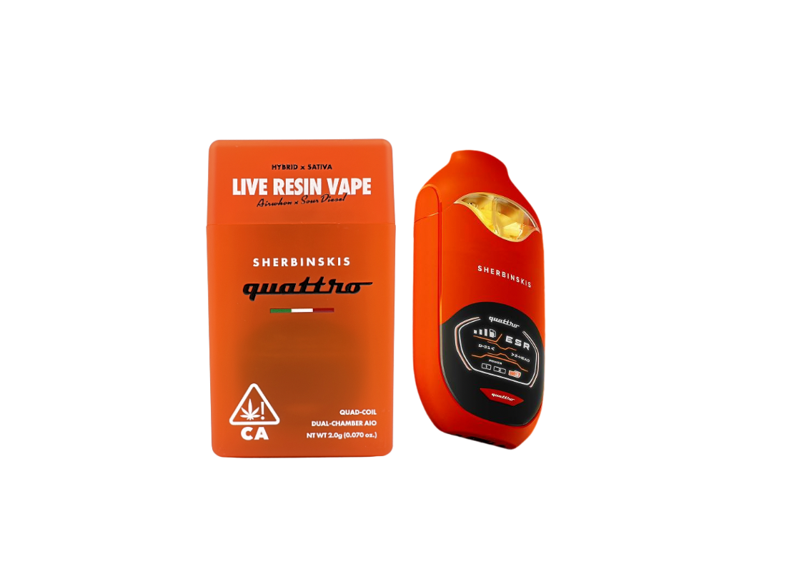 Airwhon x Sour Diesel | Sherbinskis Quattro - 2g Live Resin Vape