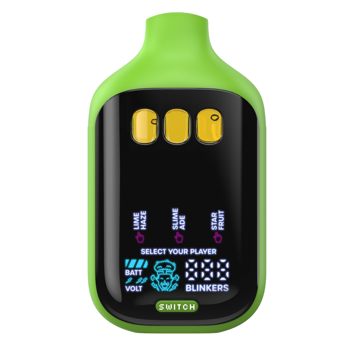 Lime Haze x Slimeade x Starfruit | BOUTIQ Switch V5 GUM Edition - 2g Vape