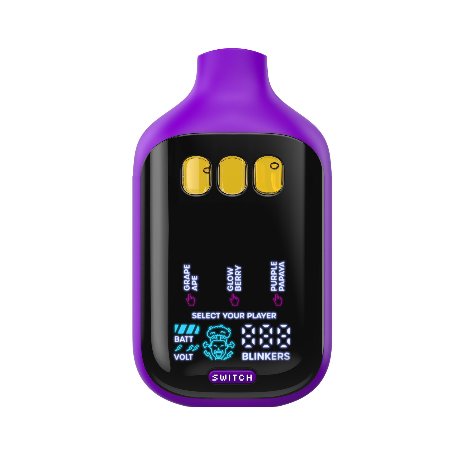 Grape Ape x Glow Berry x Purple Papaya | BOUTIQ Switch V5 GUM Edition - 2g Vape